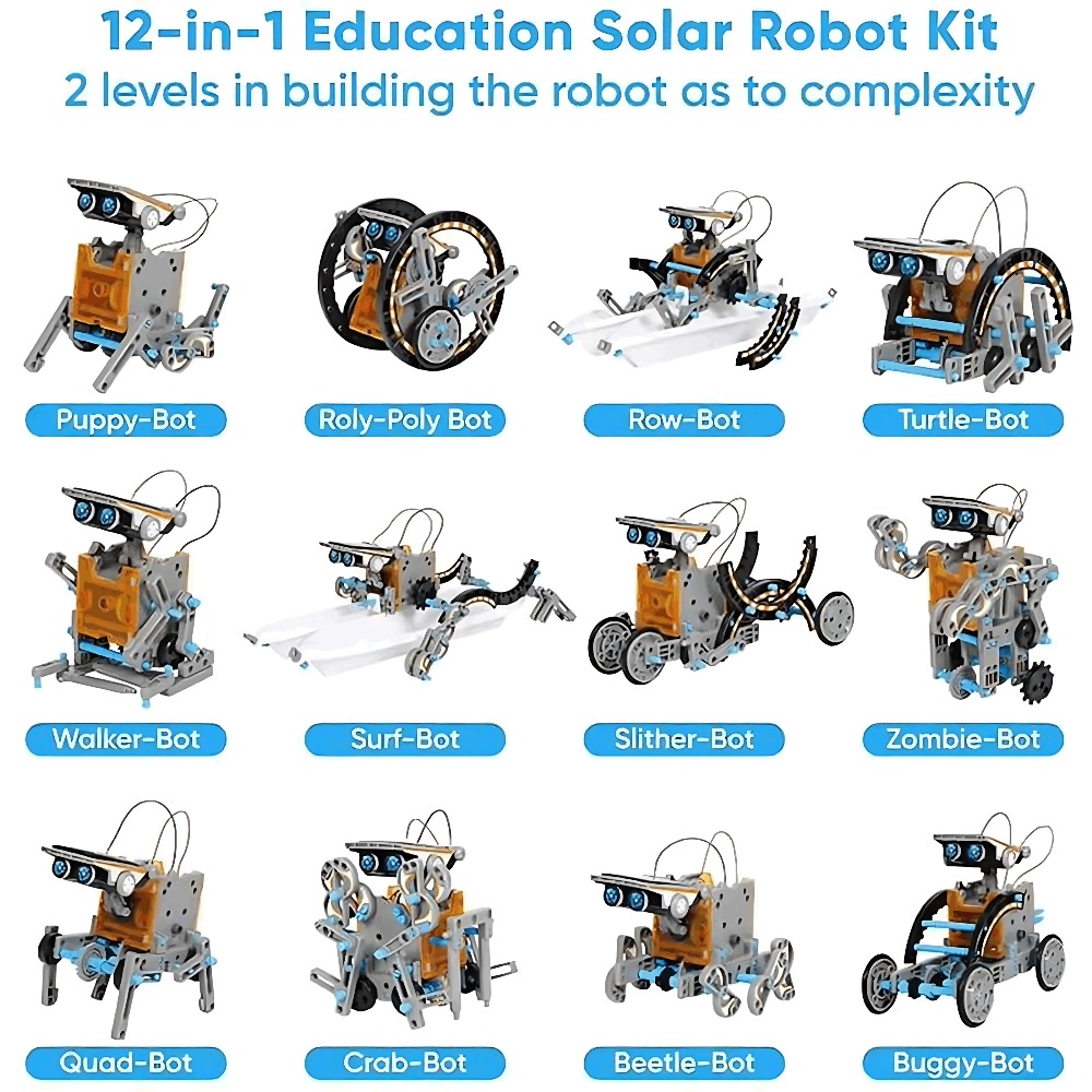 Klocki konstrukcyjne Solar Rob – Science Toys Diy recenzja i cena